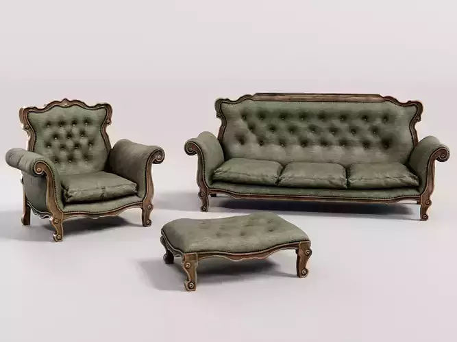 furniture set - fancy antique
