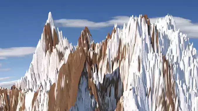 Mountains 3D model