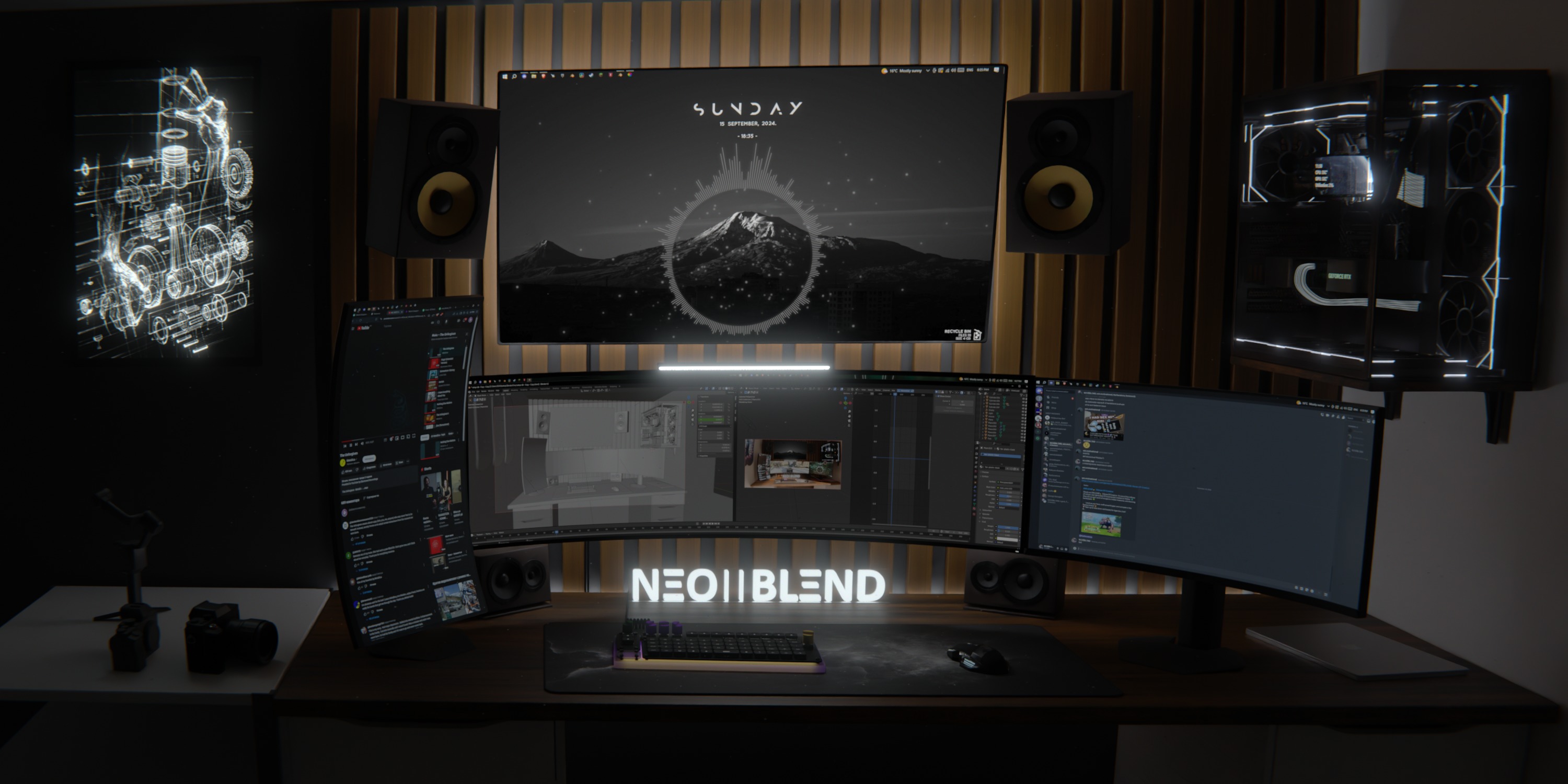 Complete Editing Setup 3D model_1