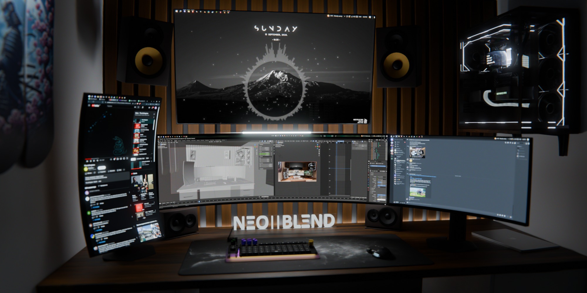 Complete Editing Setup 3D model_4