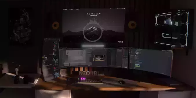 Complete Editing Setup 3D model