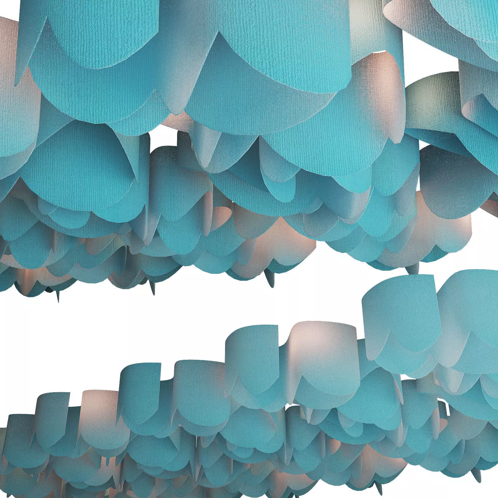 Fabric suspended ceiling  3 3D model_0