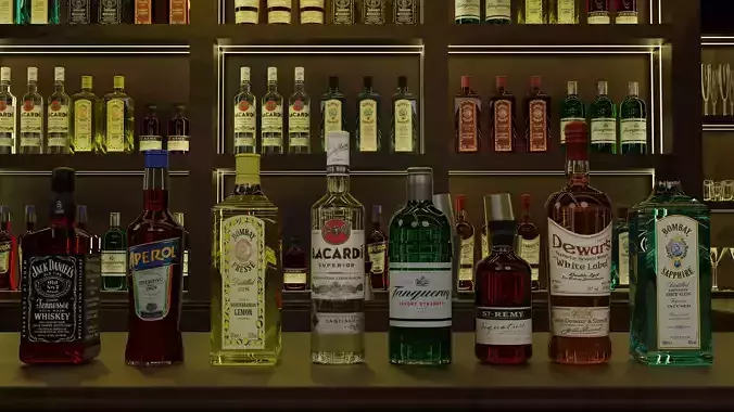 Bar 3D Interior Design