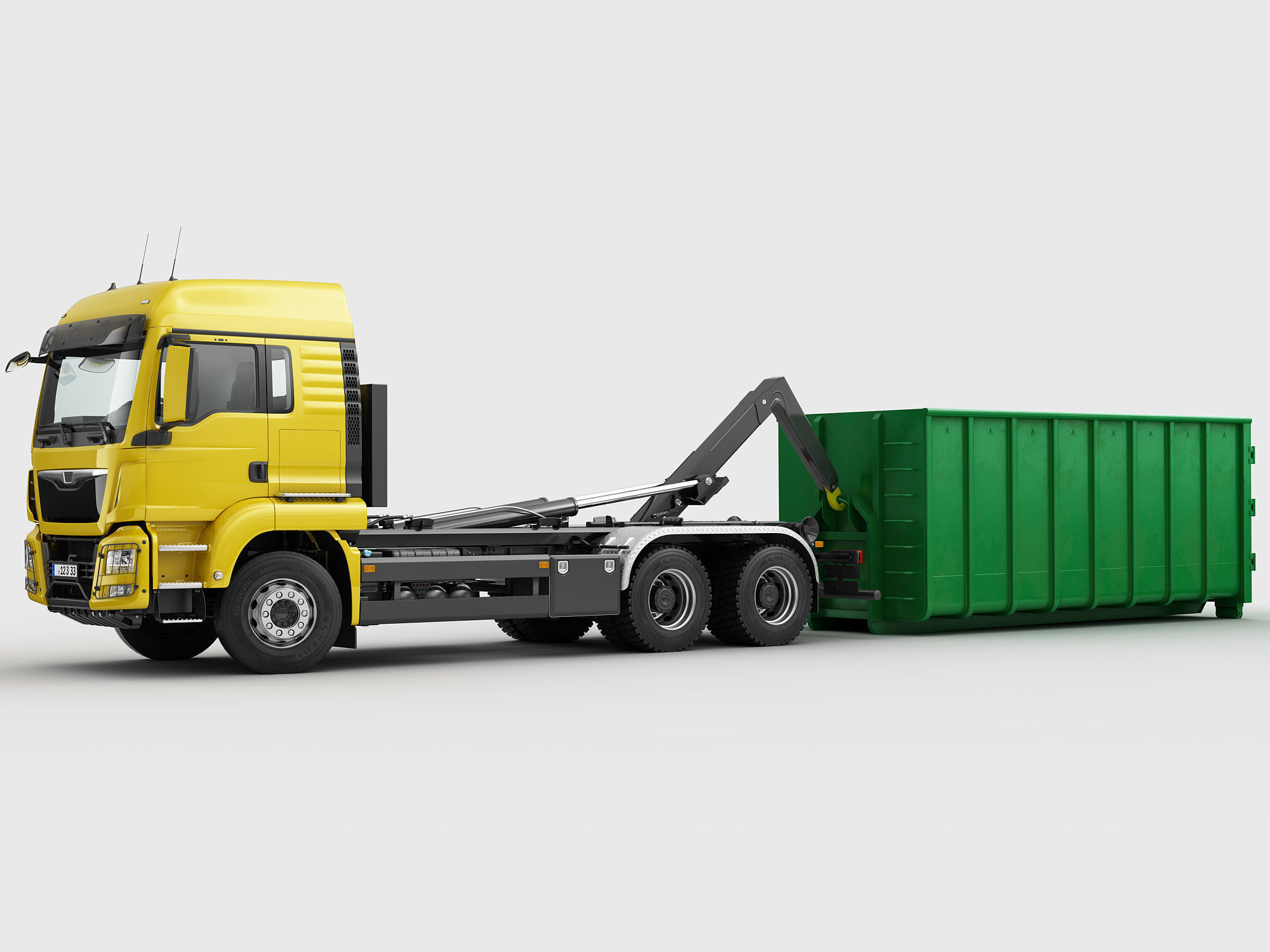 Multilift Truck 6X4 3D model_4