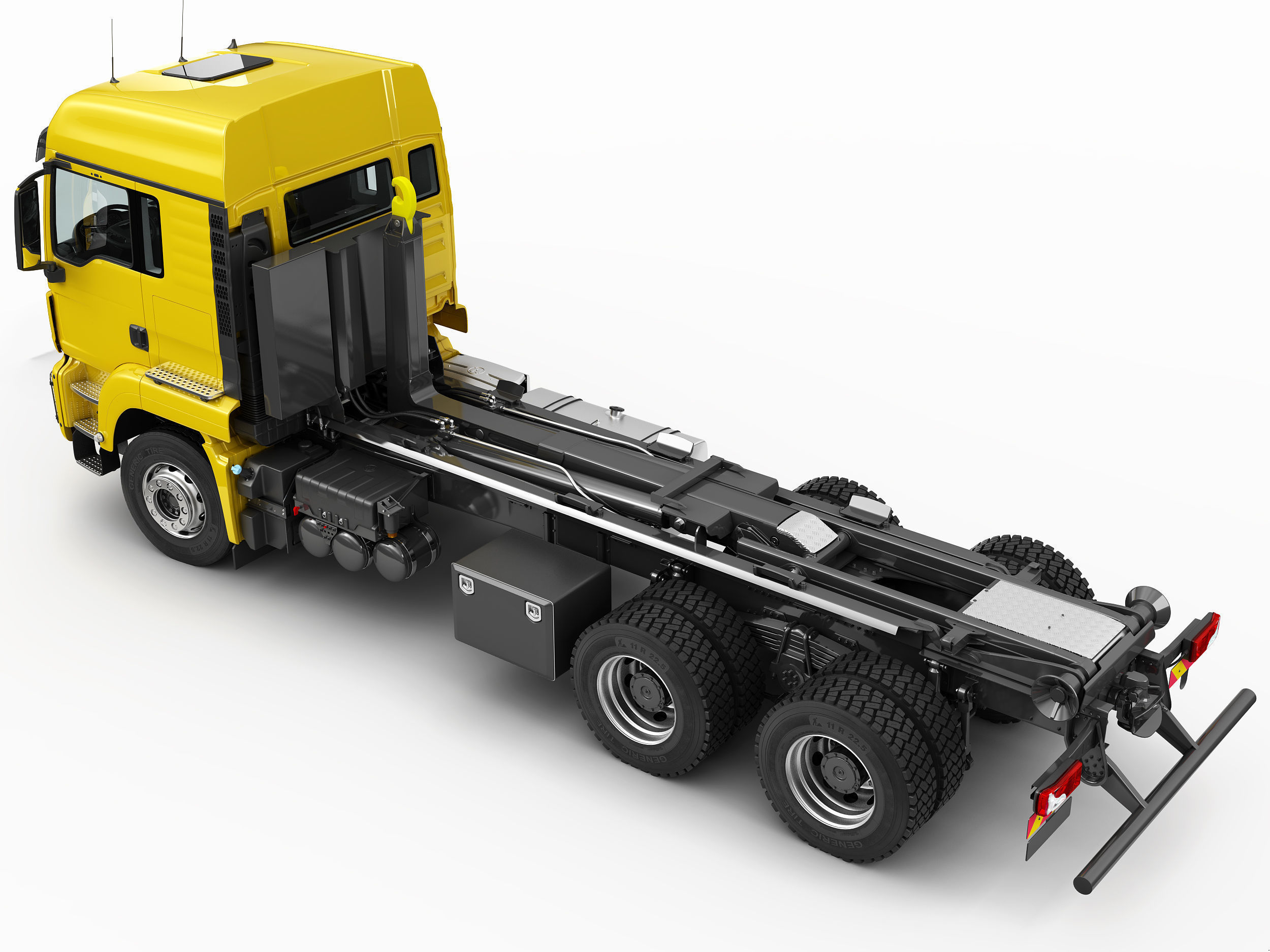 Multilift Truck 6X4 3D model_16