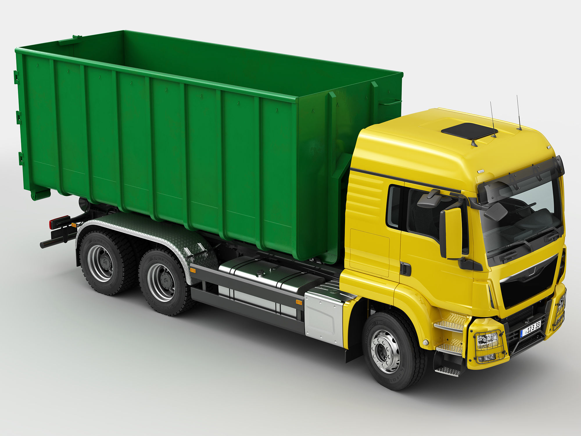 Multilift Truck 6X4 3D model_12