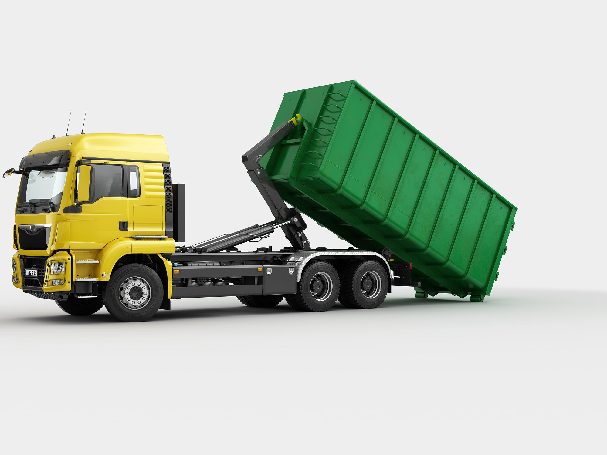 Multilift Truck 6X4 3D model_3