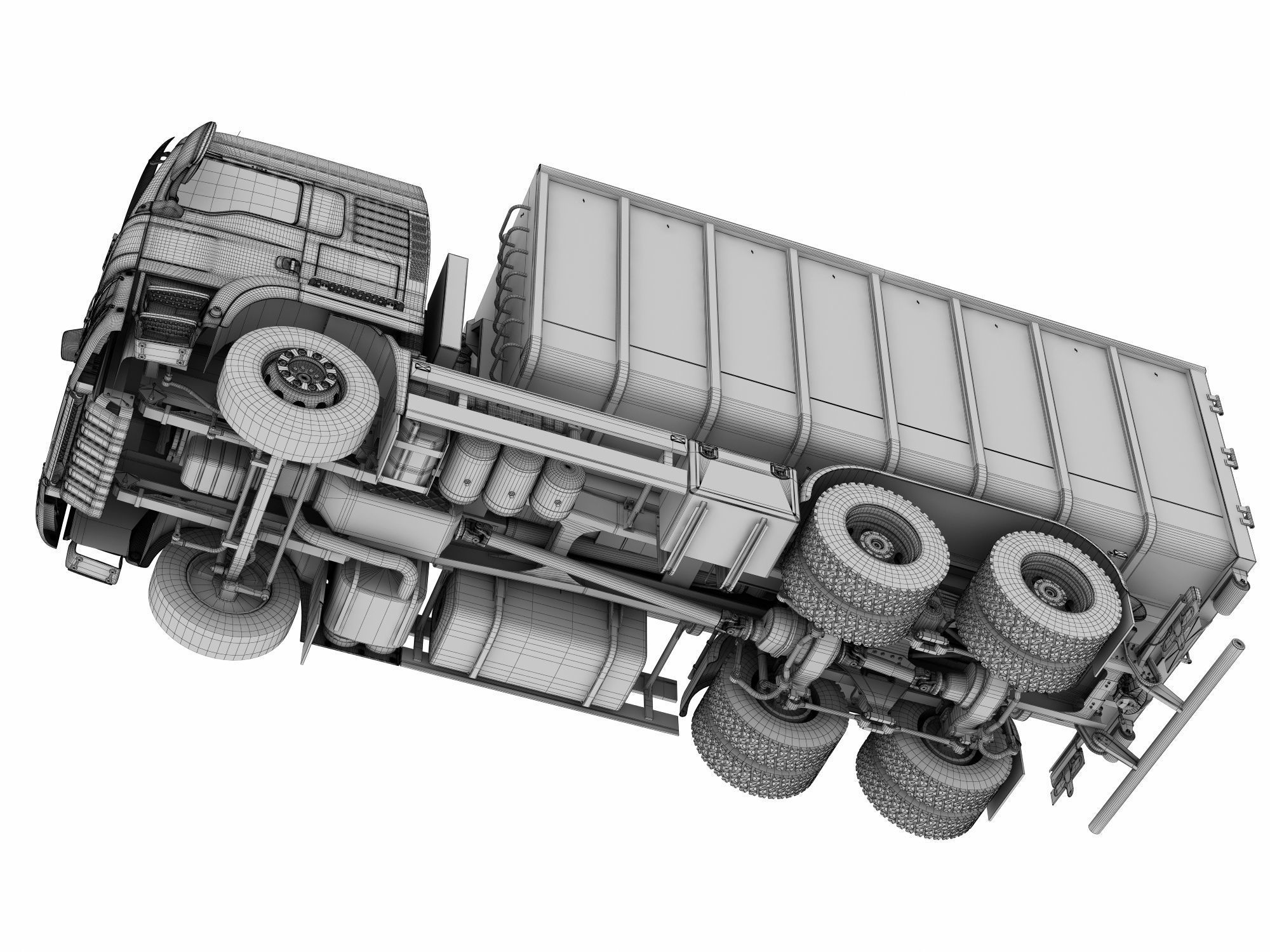 Multilift Truck 6X4 3D model_24