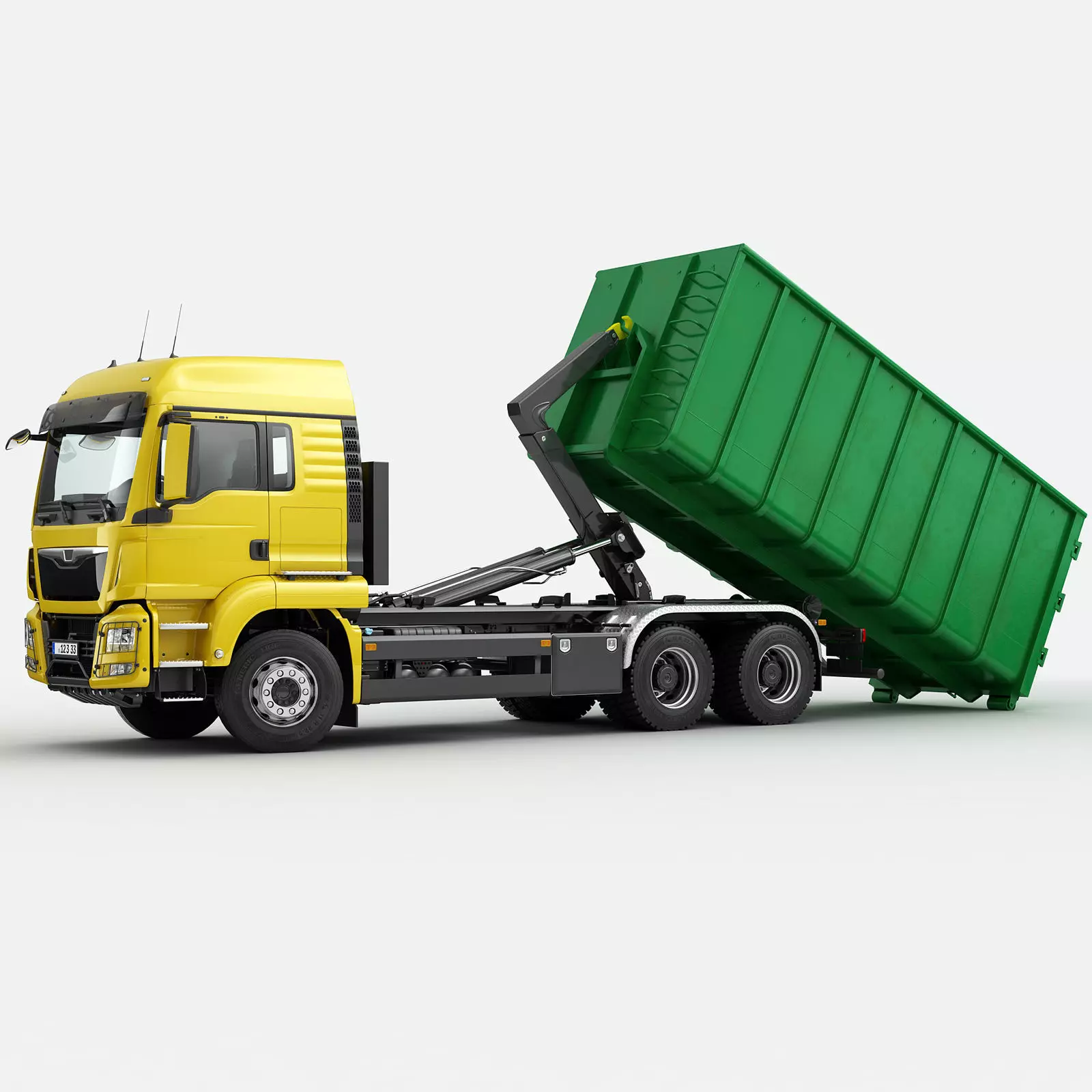 Multilift Truck 6X4 3D model_0