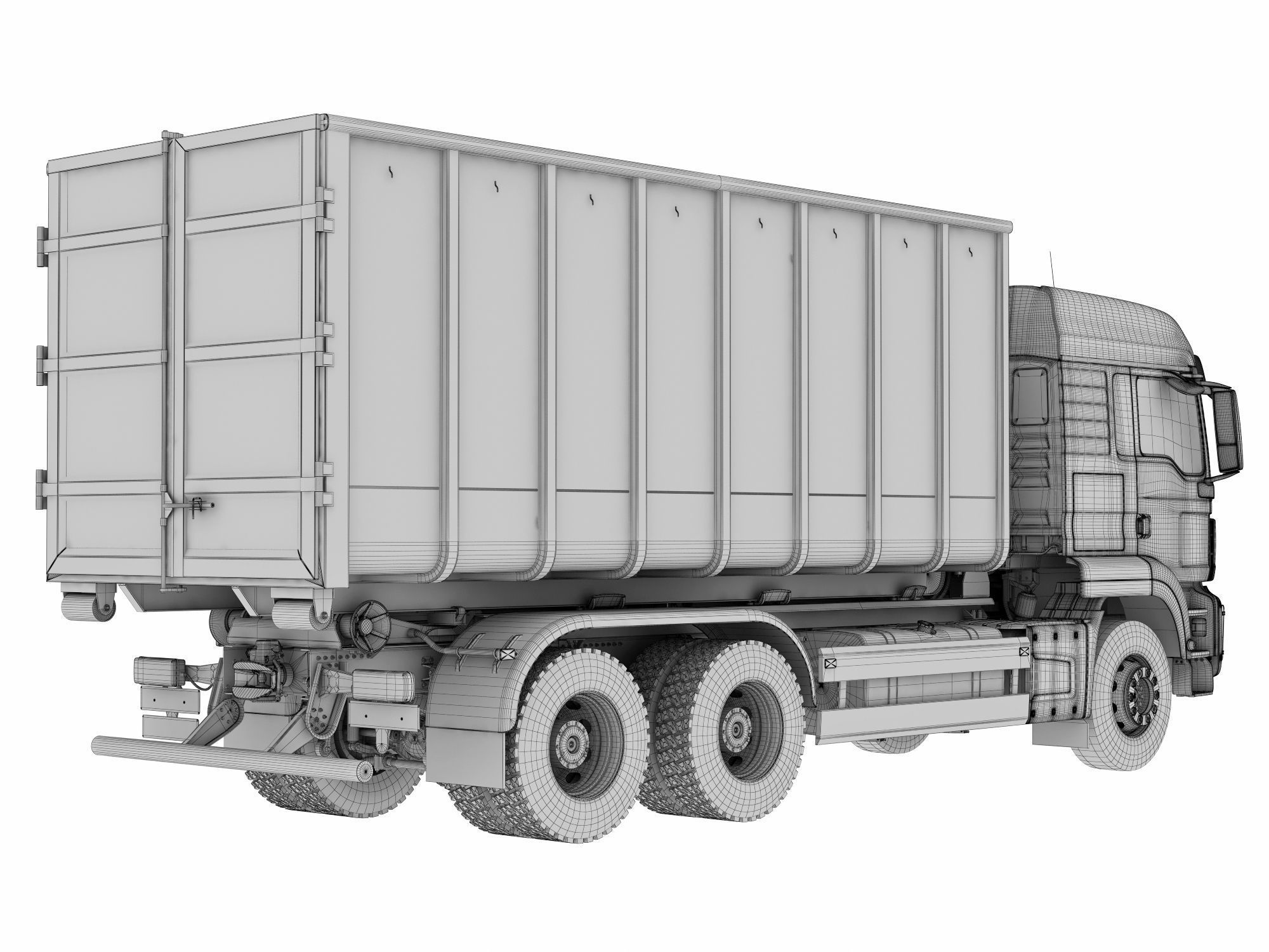 Multilift Truck 6X4 3D model_23