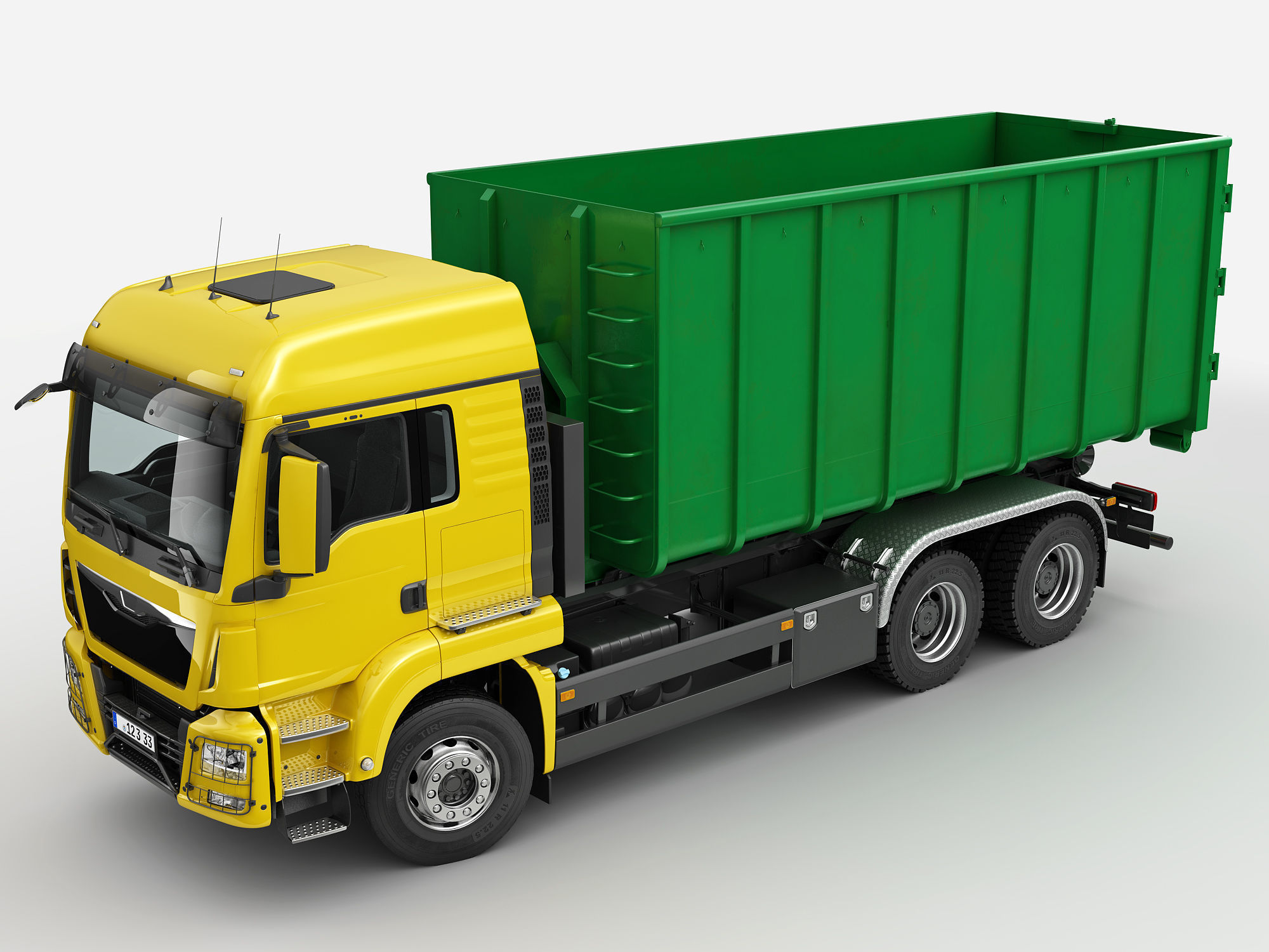 Multilift Truck 6X4 3D model_9