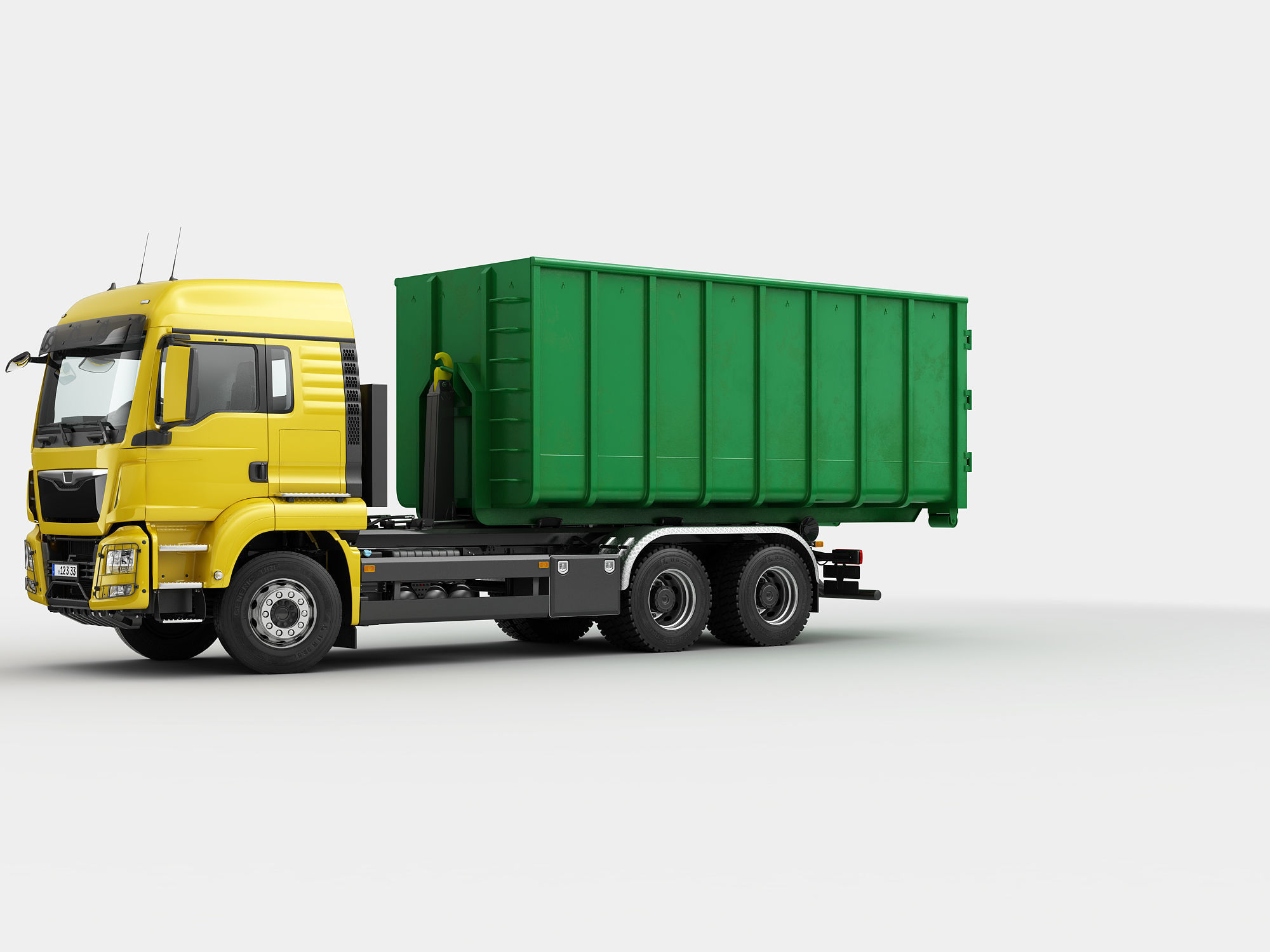 Multilift Truck 6X4 3D model_2