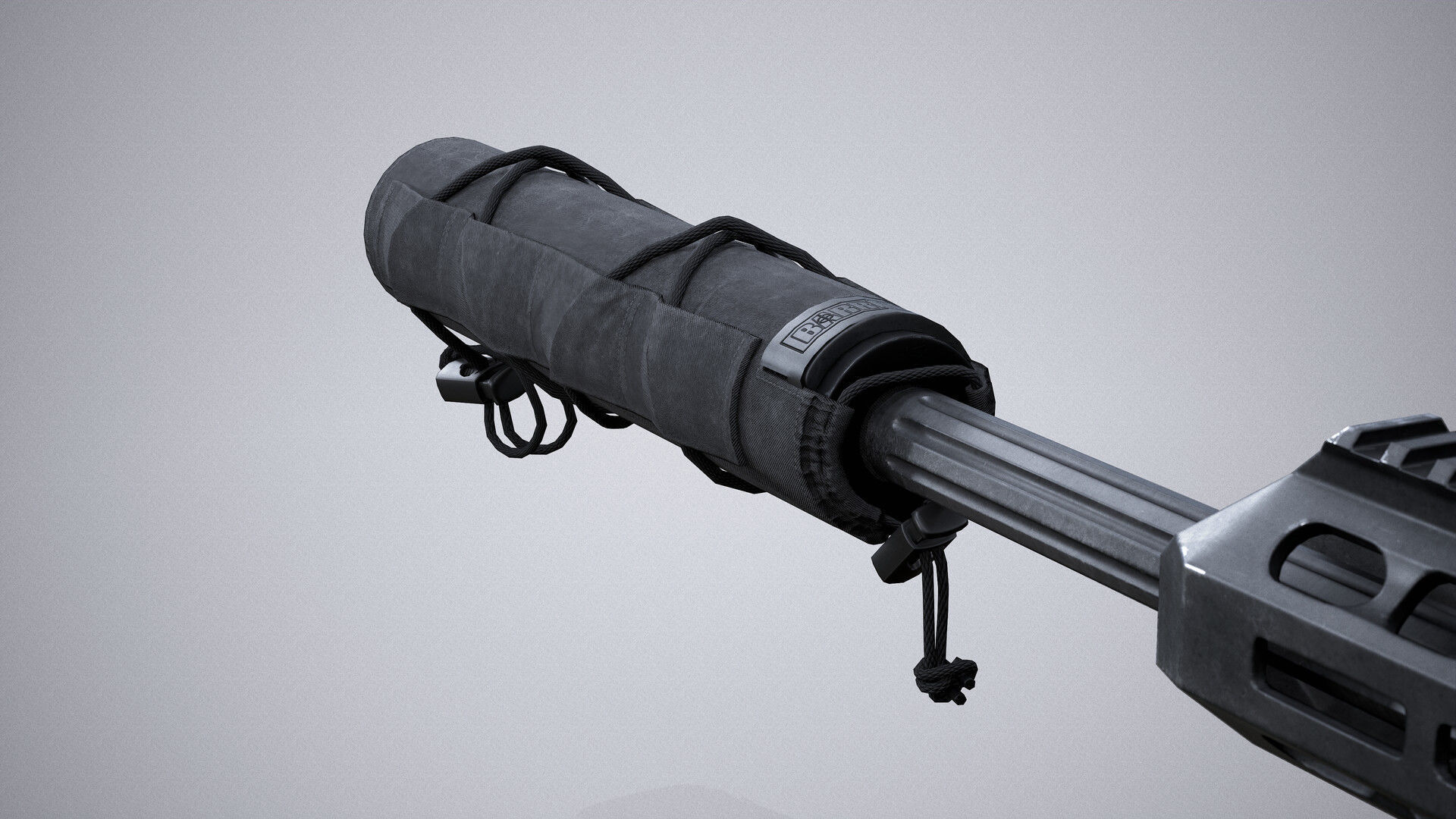 Barrett MRAD Low-poly 3D model_4