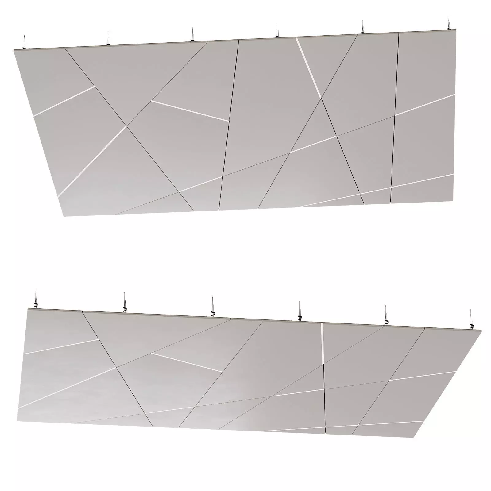 Suspended ceiling with backlight 1 3D model_0