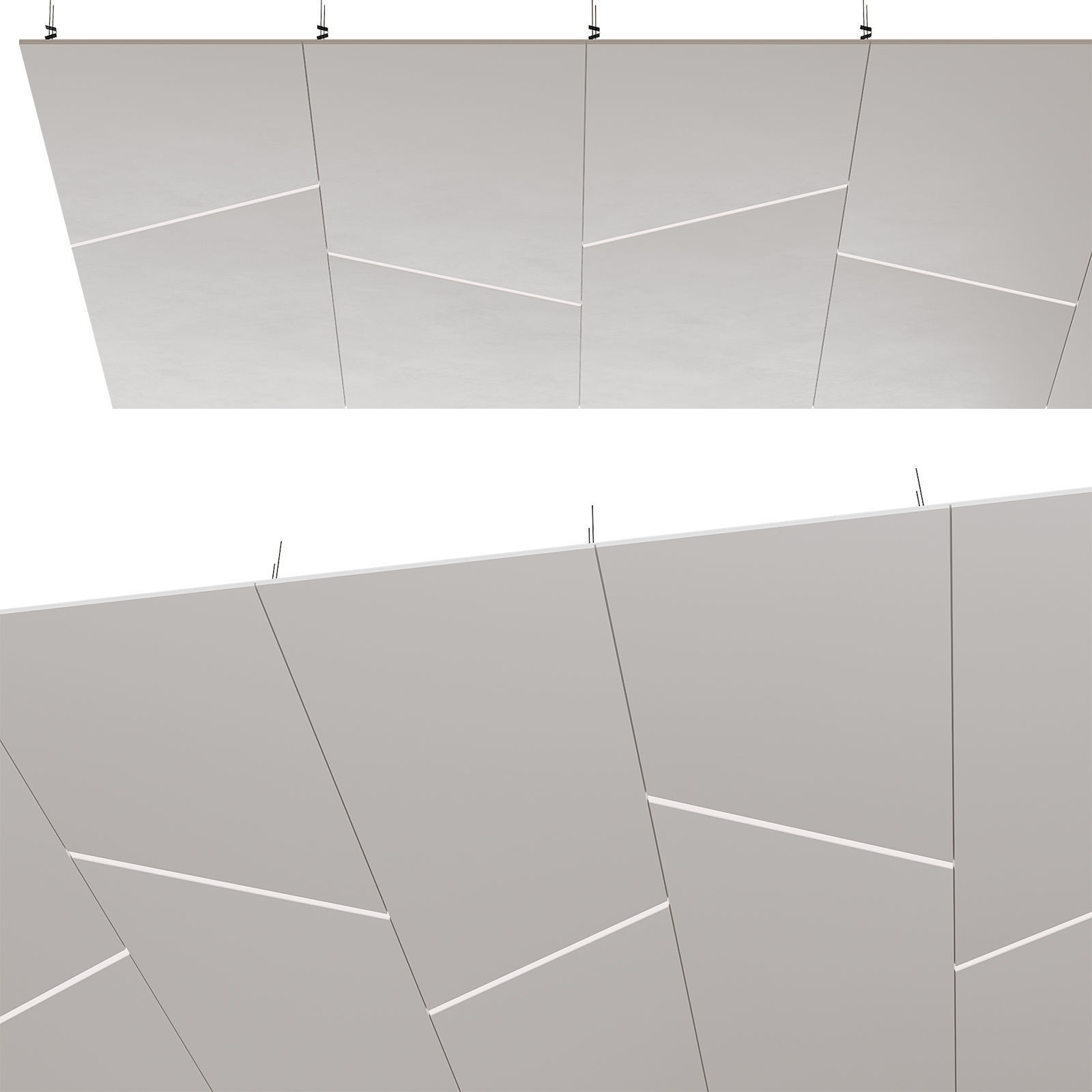 Suspended ceiling with backlight 6 3D model_3