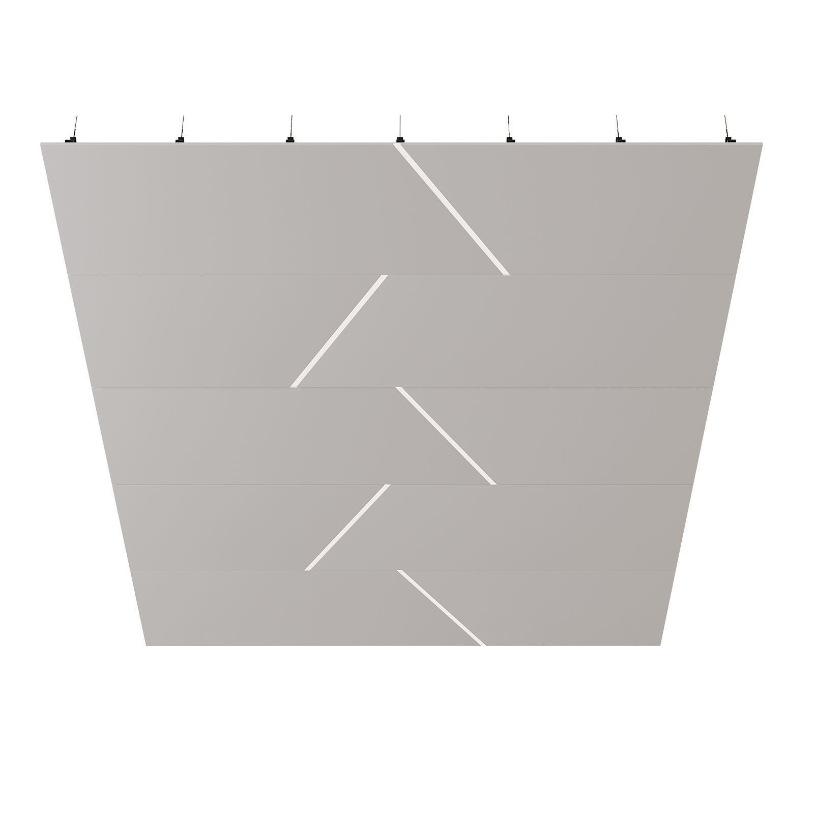 Suspended ceiling with backlight 6 3D model_1