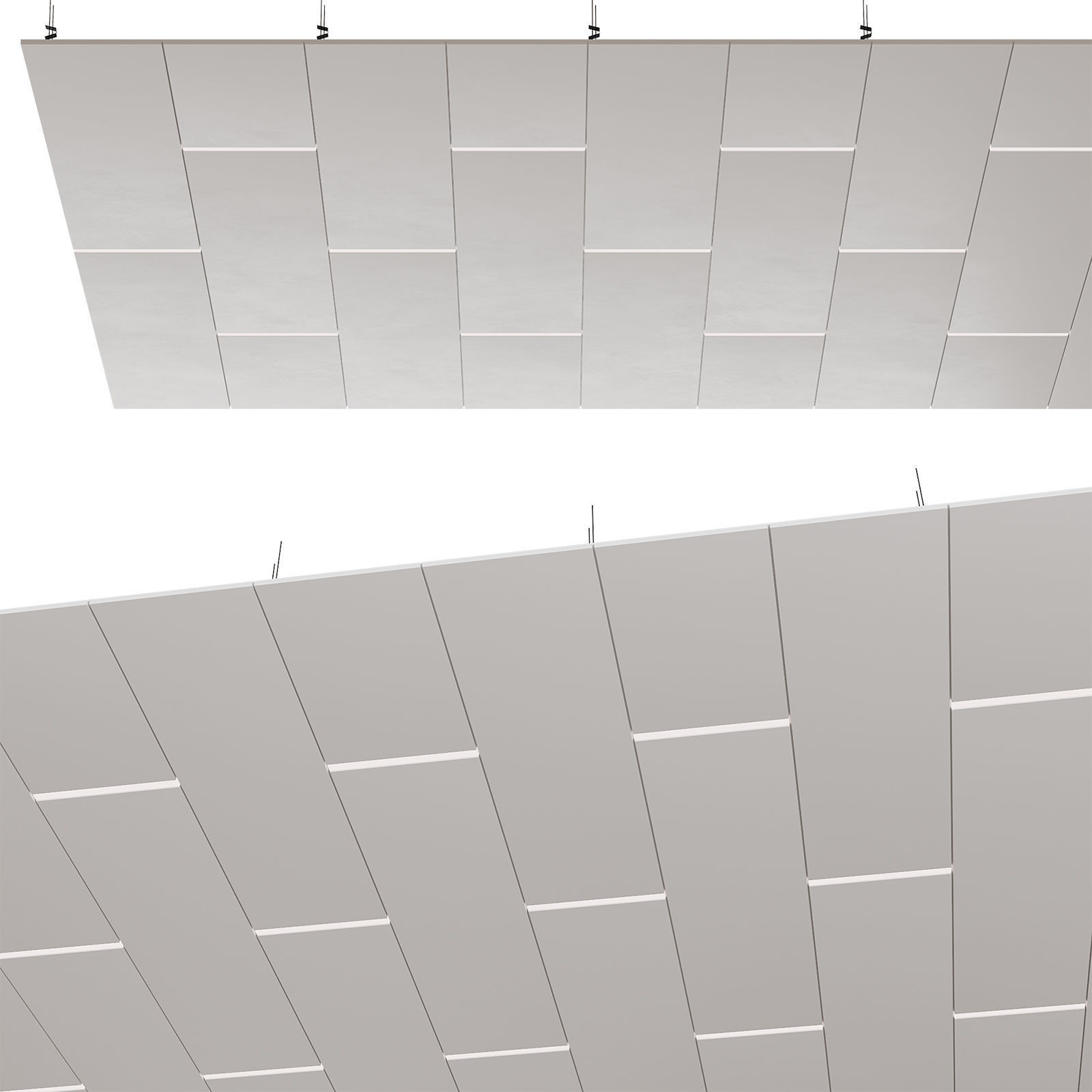 Suspended ceiling with backlight 5 3D model_3