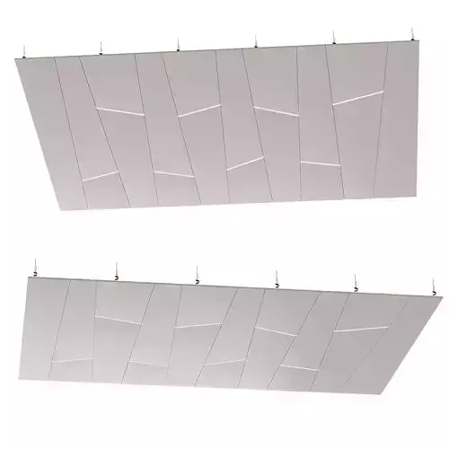 Suspended ceiling with backlight 4 3D model