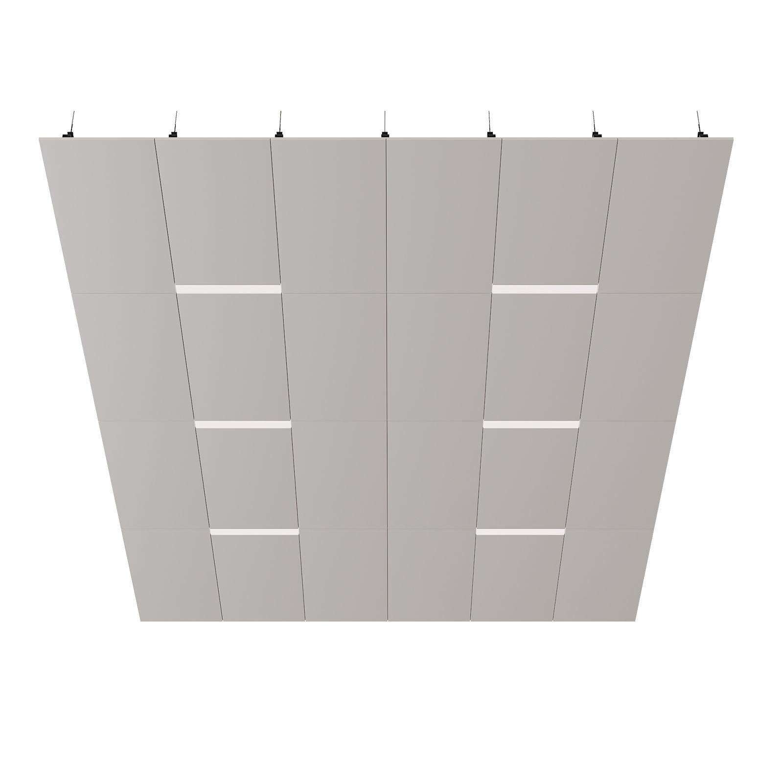 Suspended ceiling with backlight  17 3D model_1