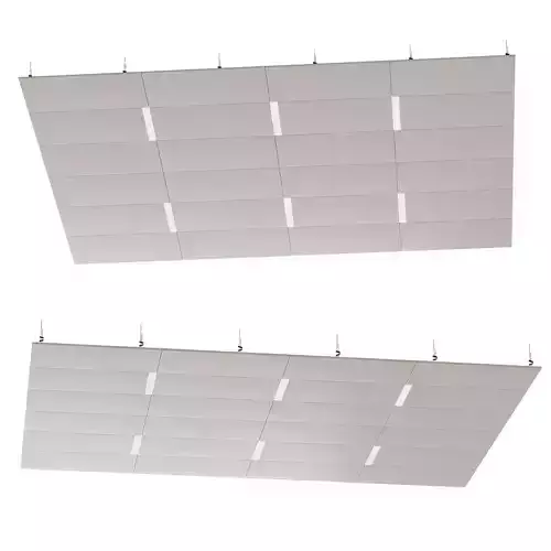 Suspended ceiling with backlight  17 3D model
