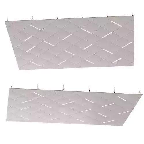 Suspended ceiling with backlight  15 3D model