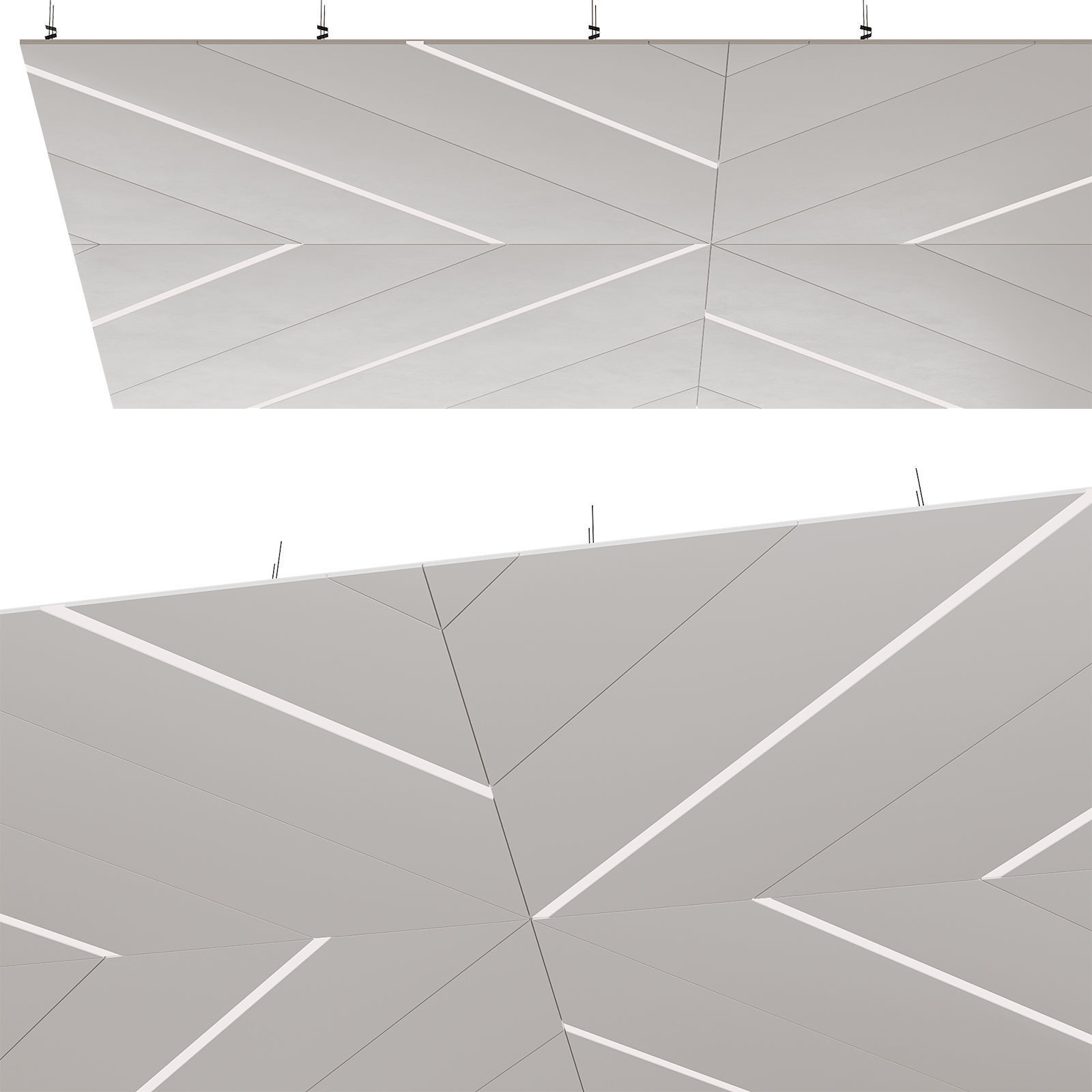 Suspended ceiling with backlight 26 3D model_2