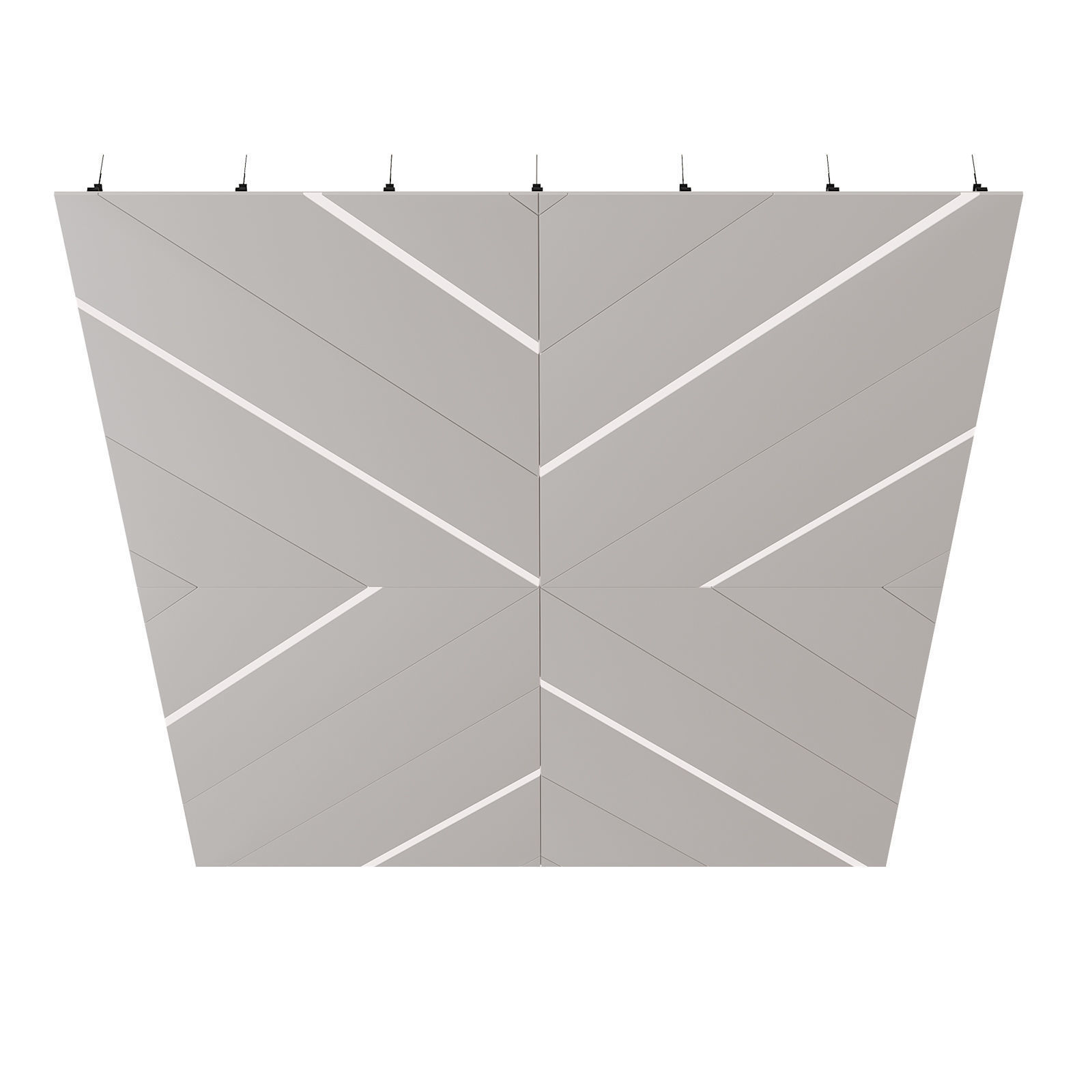 Suspended ceiling with backlight 26 3D model_1