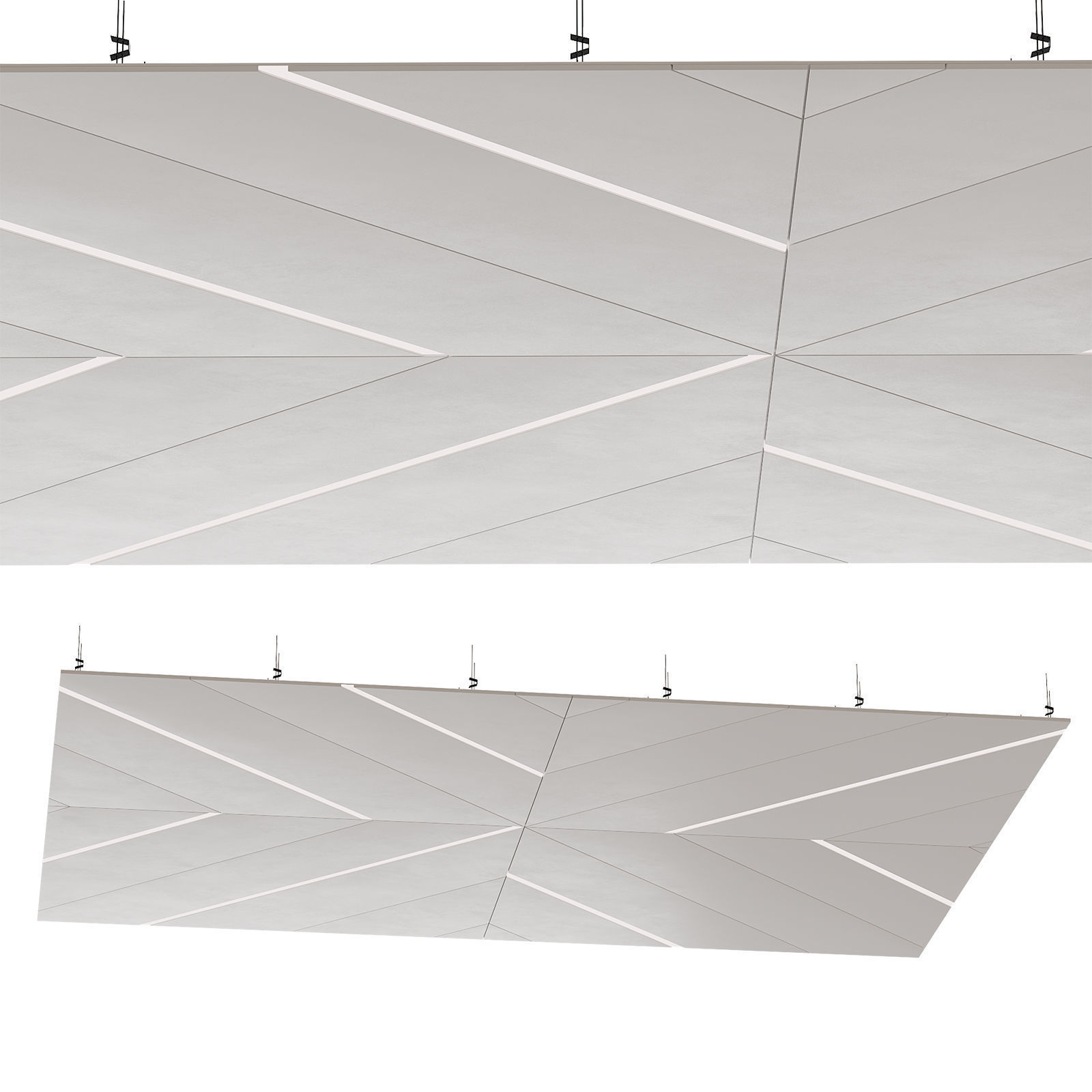 Suspended ceiling with backlight 26 3D model_3