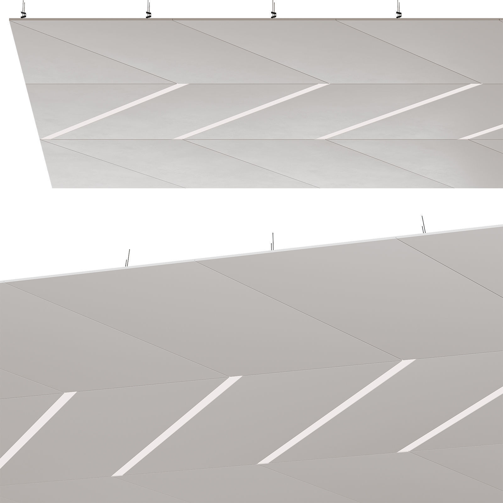 Suspended ceiling with backlight 23 3D model_3