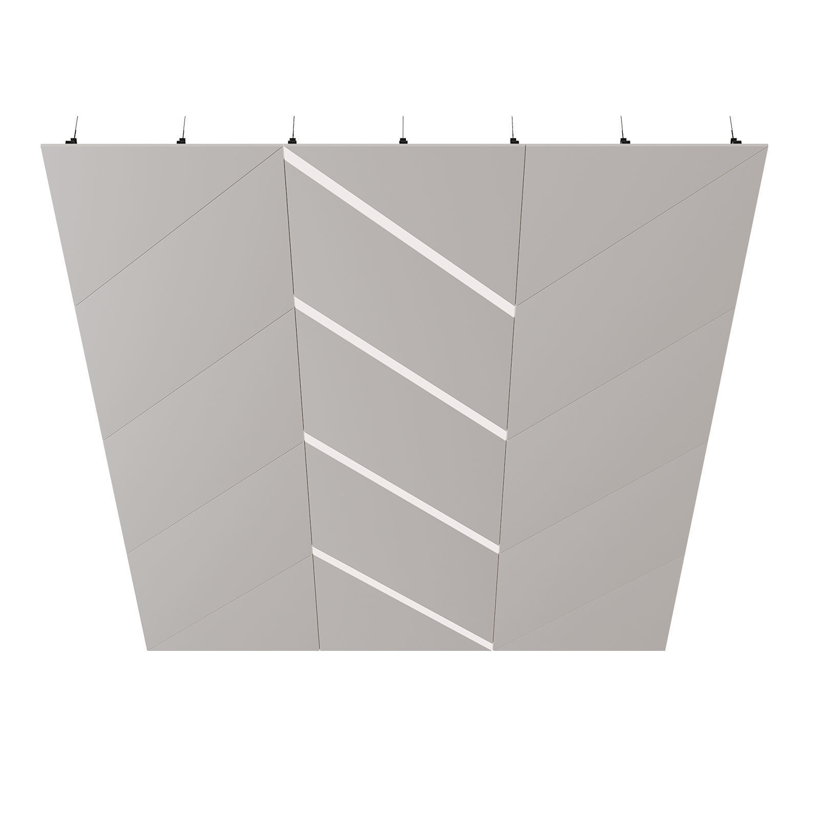 Suspended ceiling with backlight 23 3D model_1