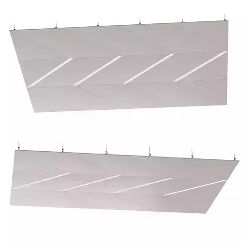 Suspended ceiling with backlight 23 3D model