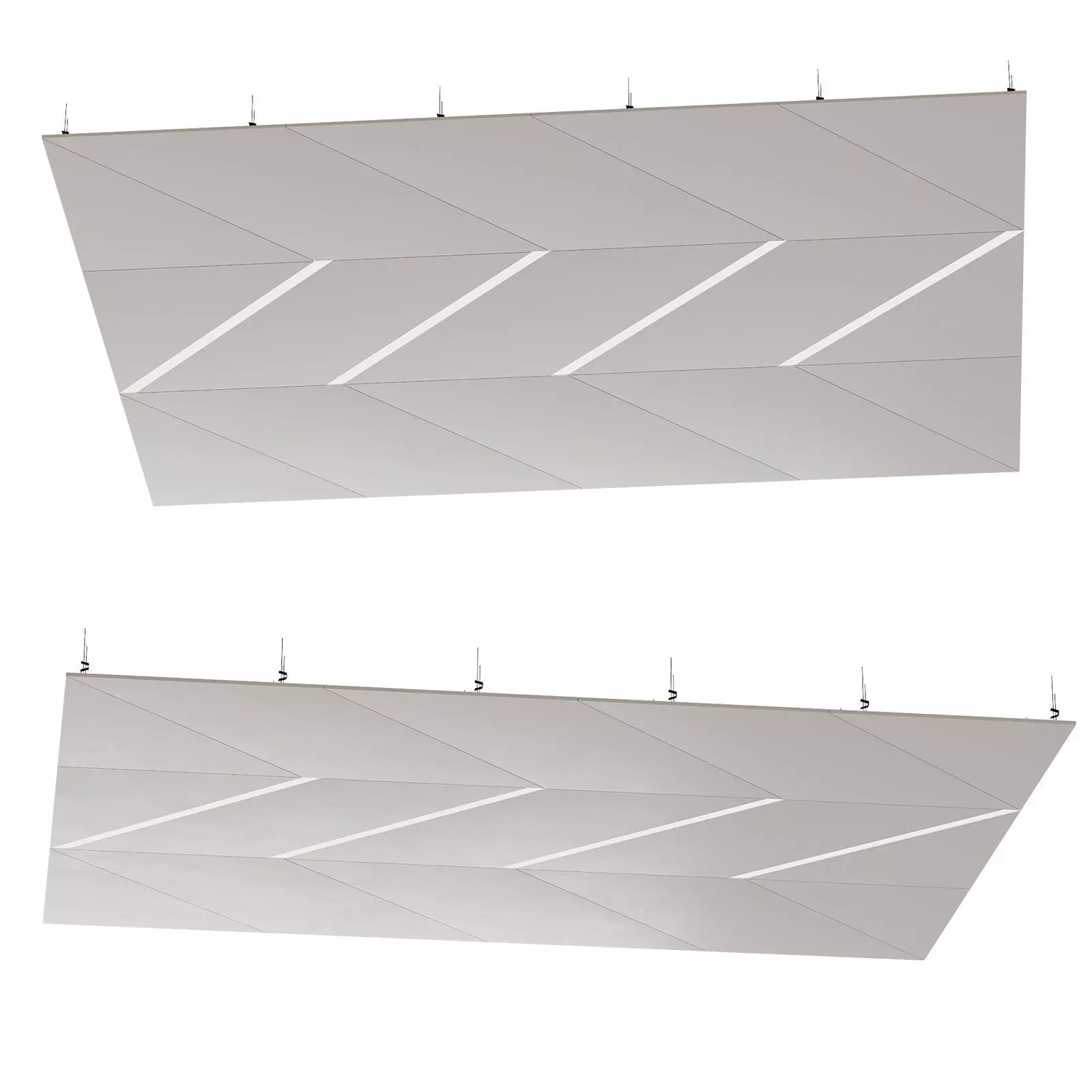 Suspended ceiling with backlight 23 3D model_0