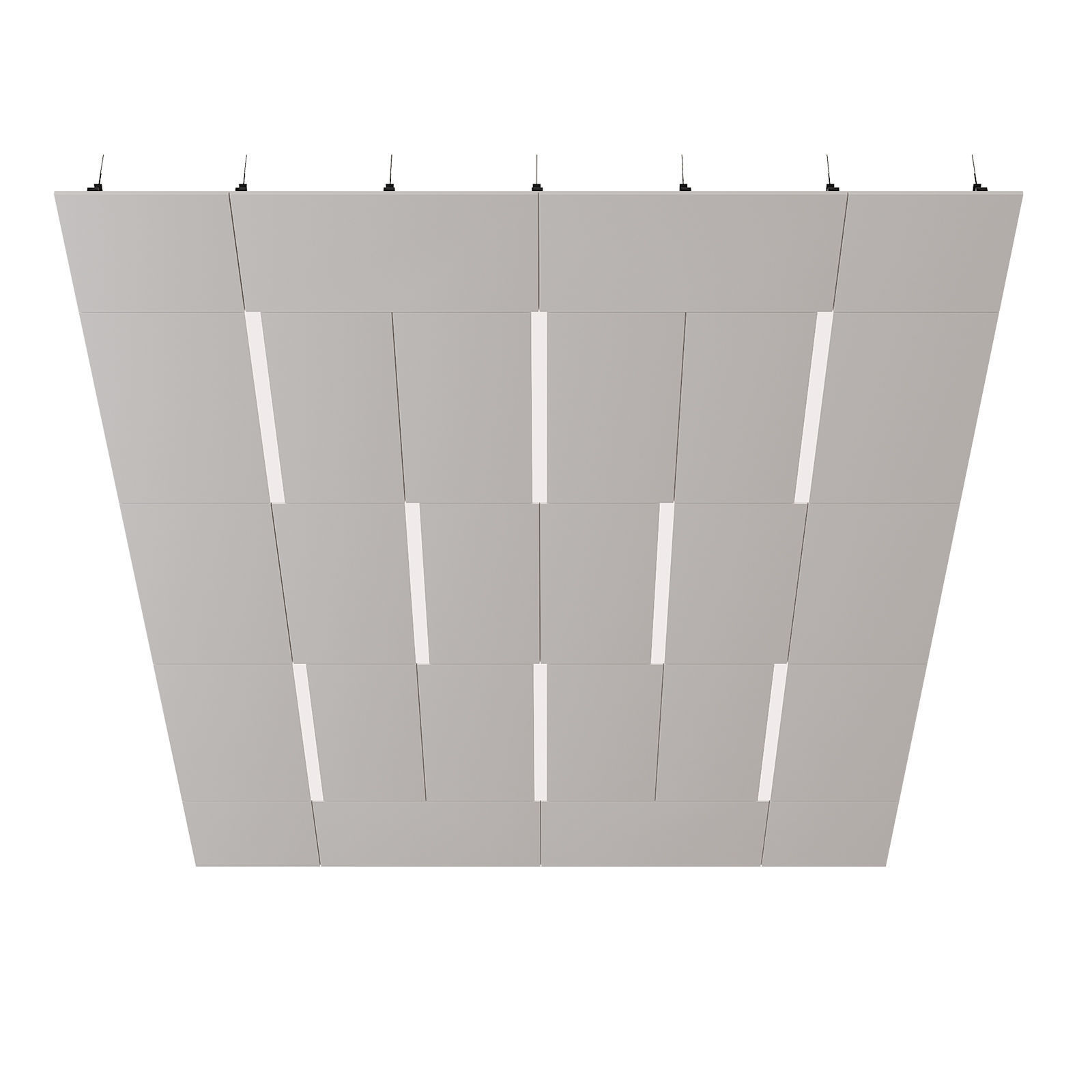 Suspended ceiling with backlight  21 3D model_1