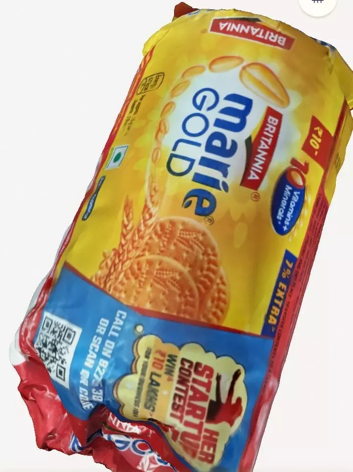 Realistic Indian Biscuits High-Quality PBR 3D model