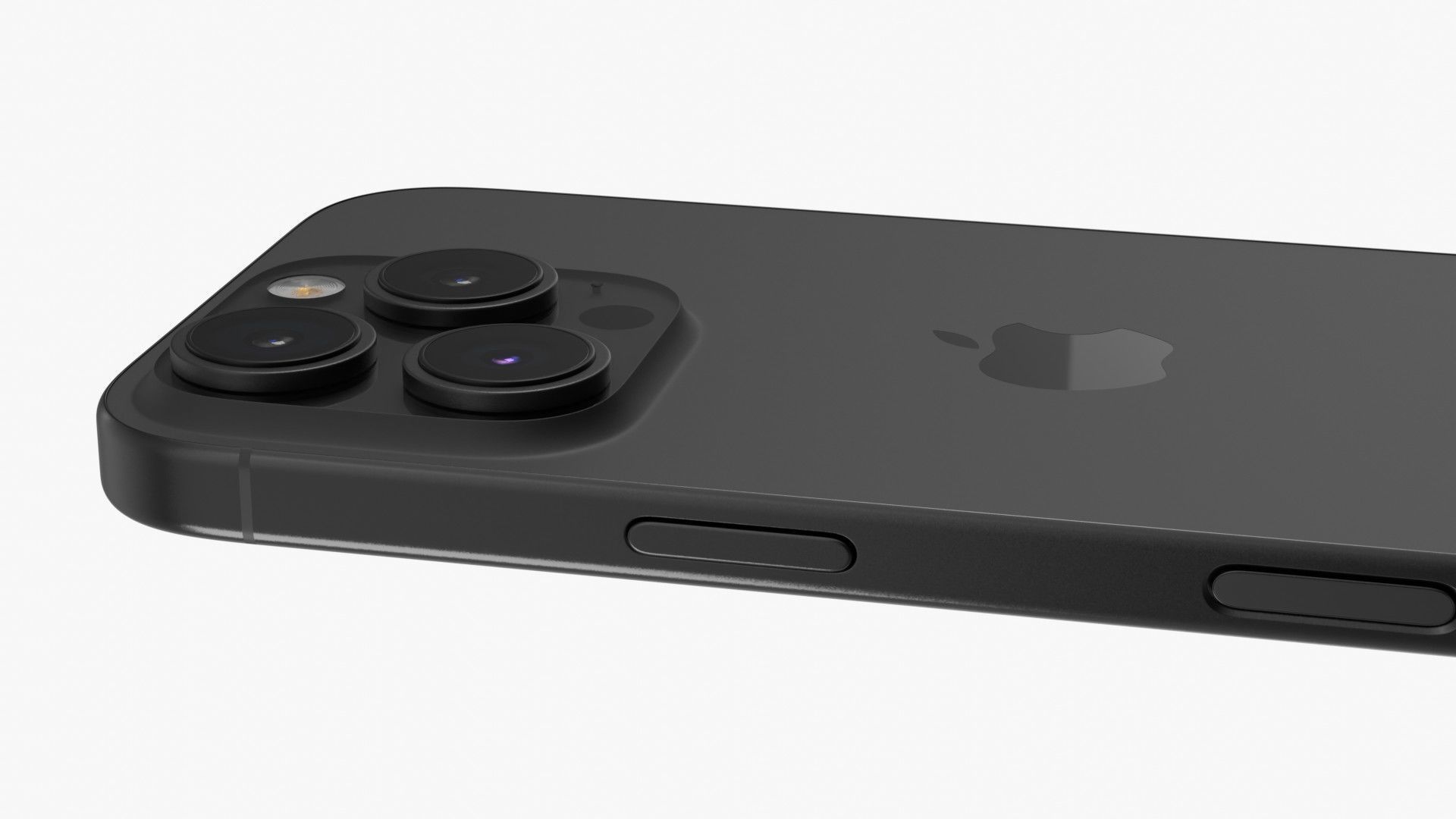Apple iPhone 16 Pro Black Titanium 3D model_5