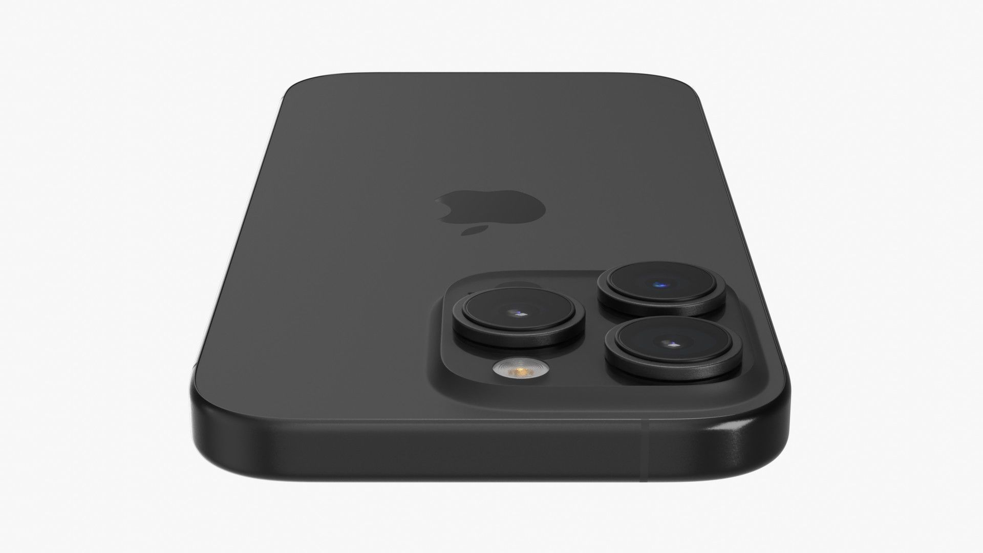 Apple iPhone 16 Pro Black Titanium 3D model_4