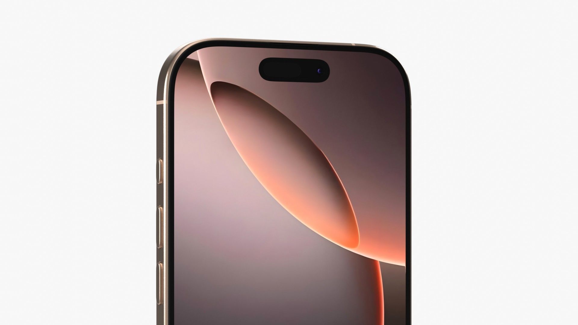 Apple iPhone 16 Pro Desert Titanium 3D model_6