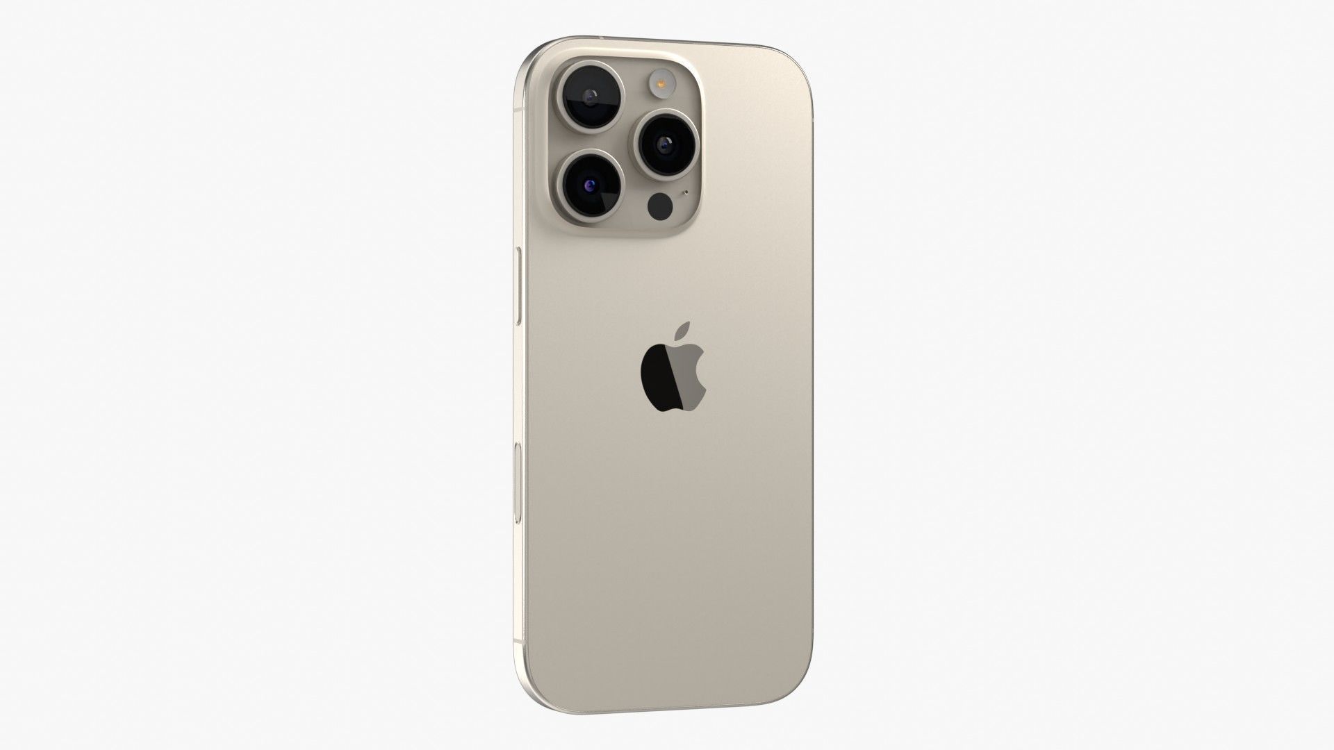 Apple iPhone 16 Pro Natural Titanium 3D model_9