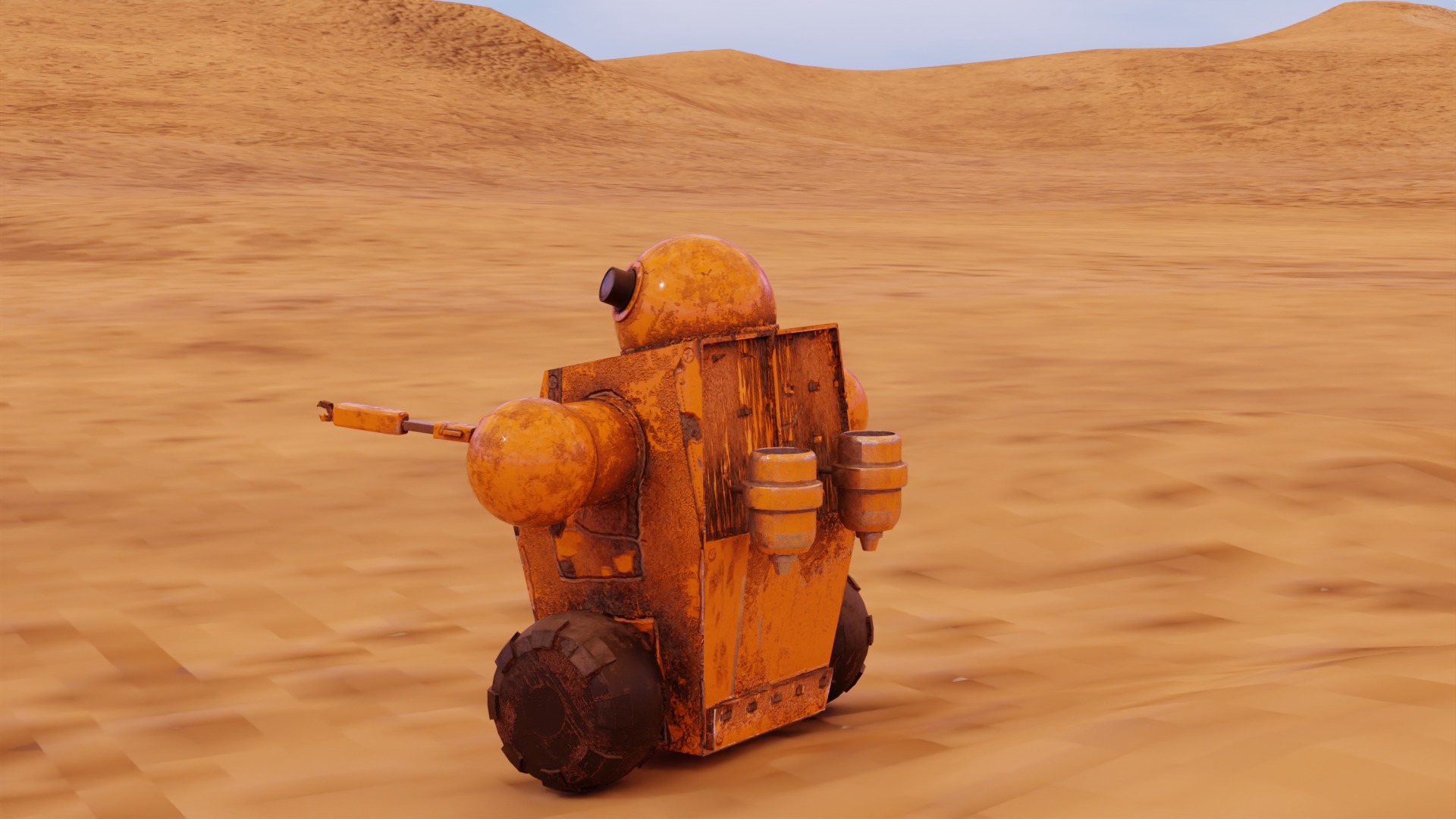 AI-AT Unit Low-poly 3D model_2