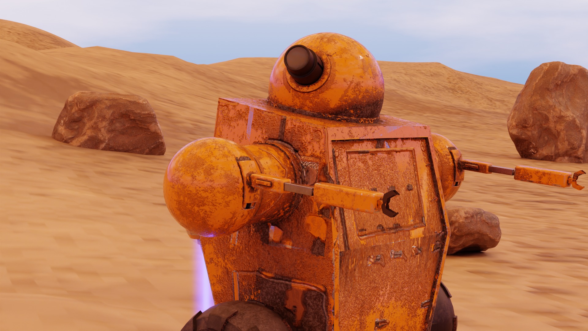 AI-AT Unit Low-poly 3D model_5