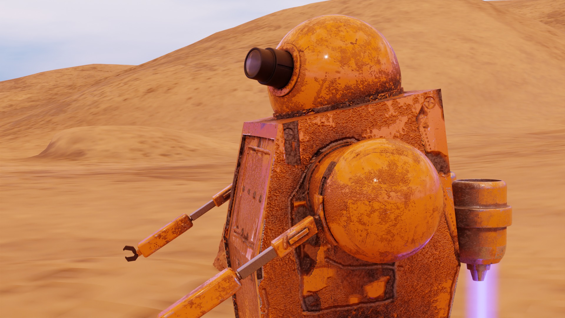 AI-AT Unit Low-poly 3D model_4