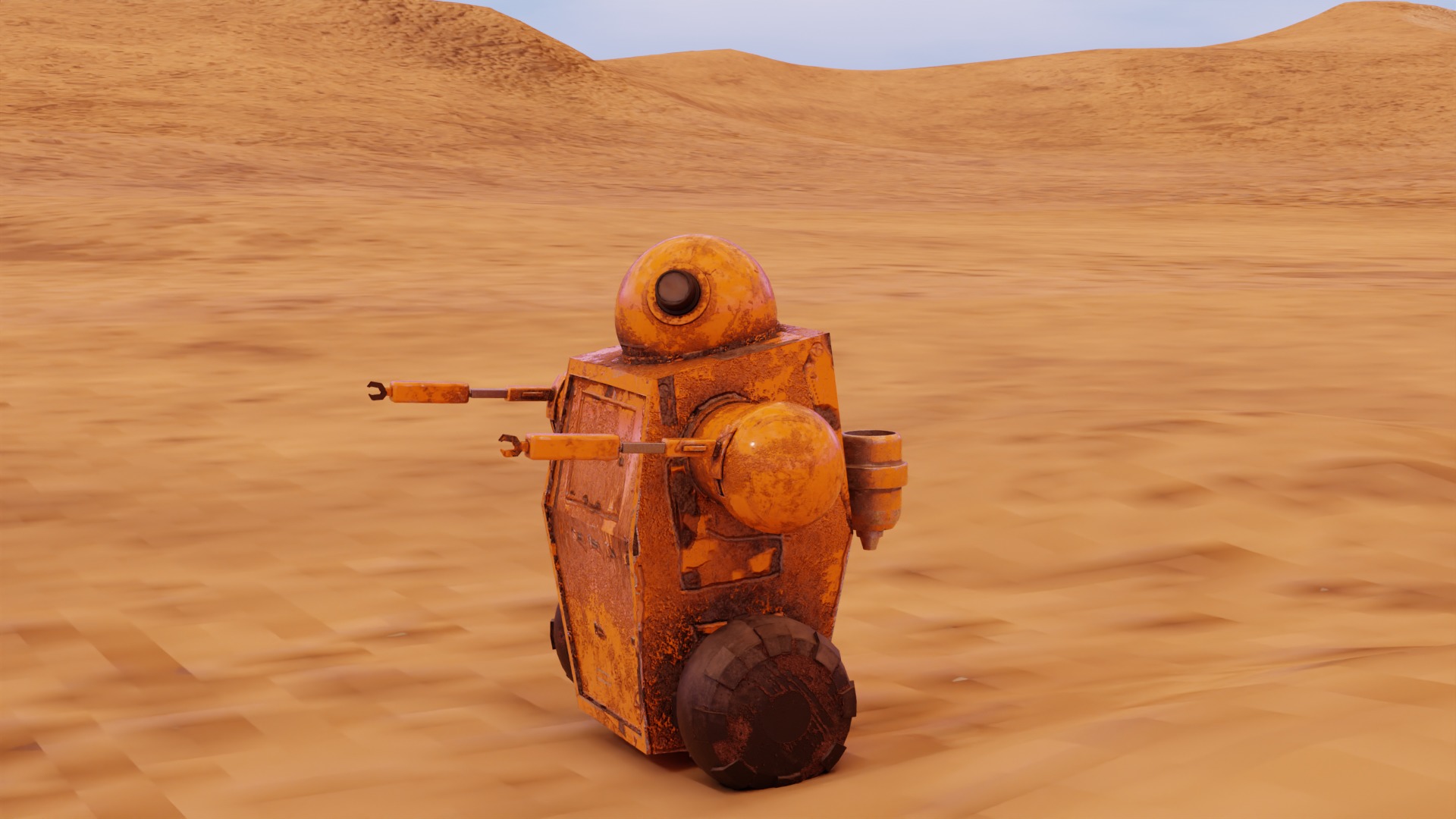 AI-AT Unit Low-poly 3D model_1