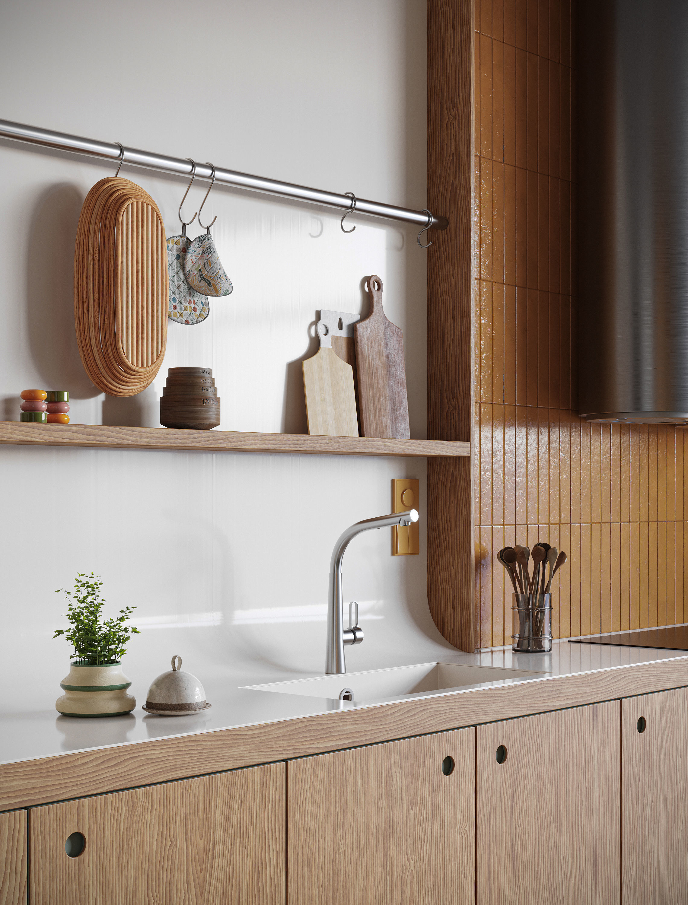 Stardust Kitchen interior scene 3D model_5