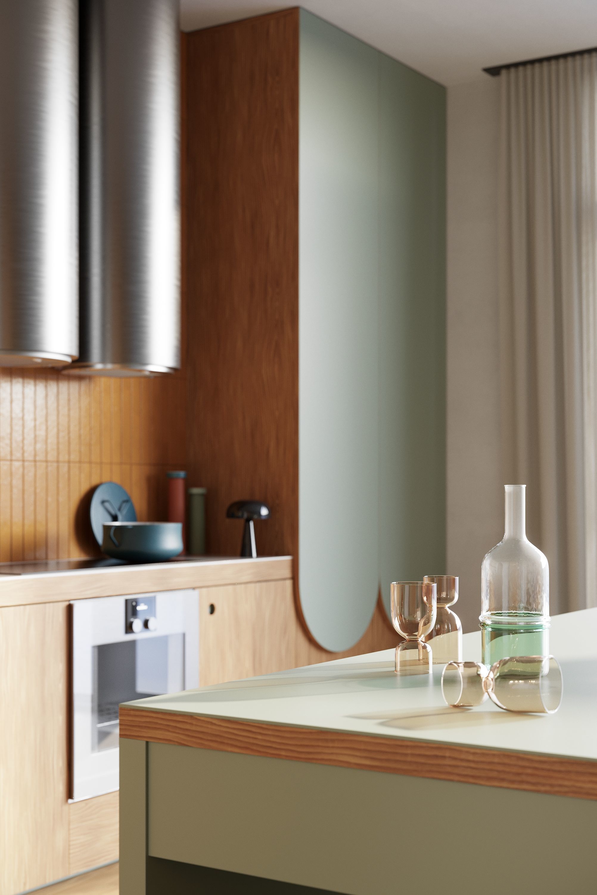 Stardust Kitchen interior scene 3D model_7