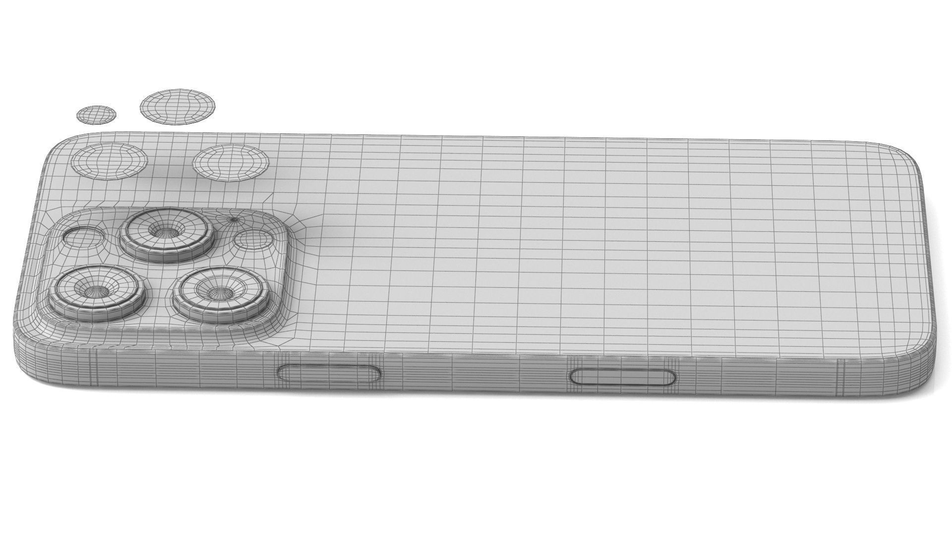 Apple iphone 16 pro desert 3D model_14