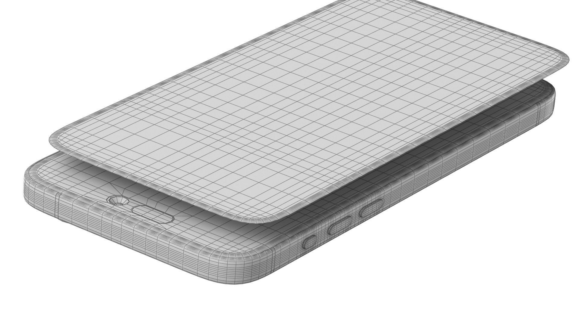 Apple iphone 16 pro desert 3D model_17