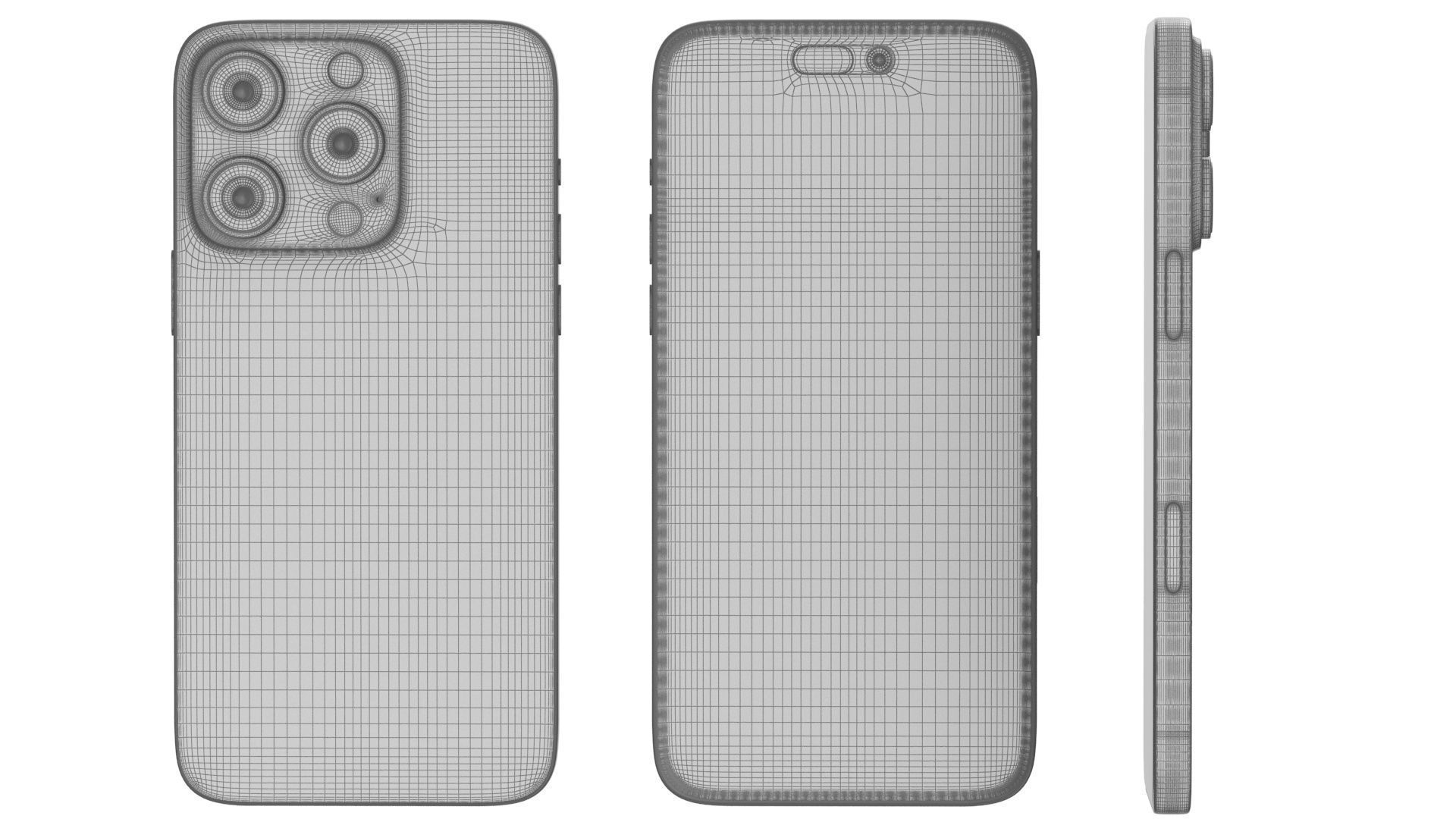 Apple iphone 16 pro desert 3D model_22