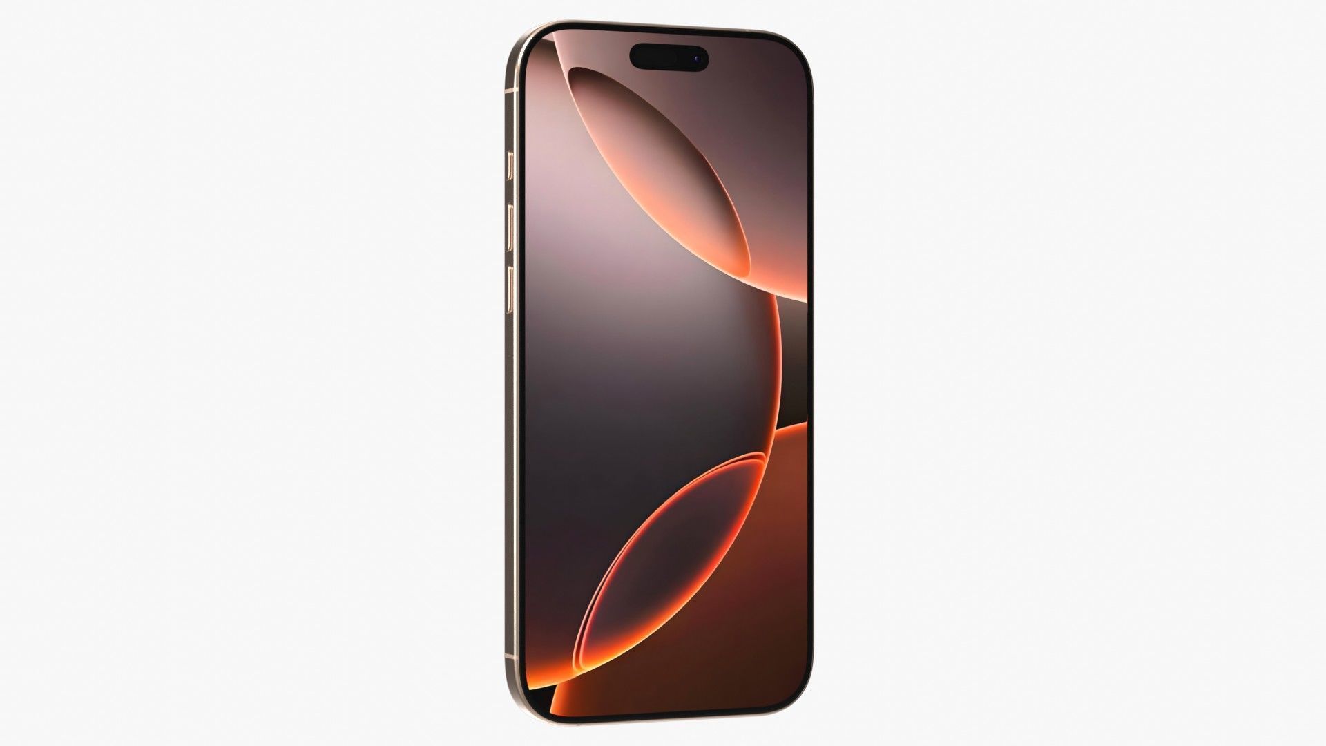 Apple iPhone 16 Pro Max Desert Titanium 3D model_8