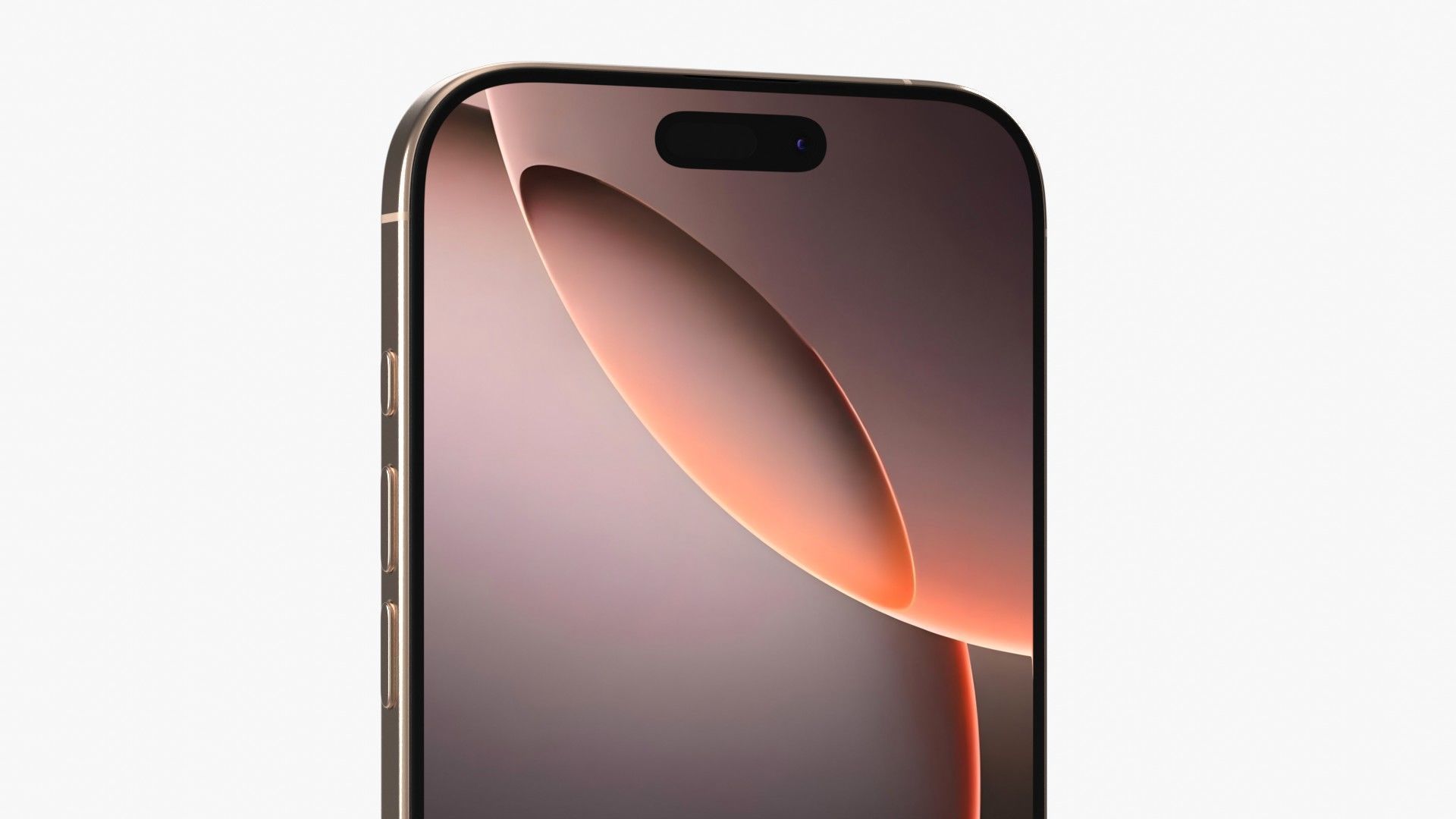 Apple iPhone 16 Pro Max Desert Titanium 3D model_6