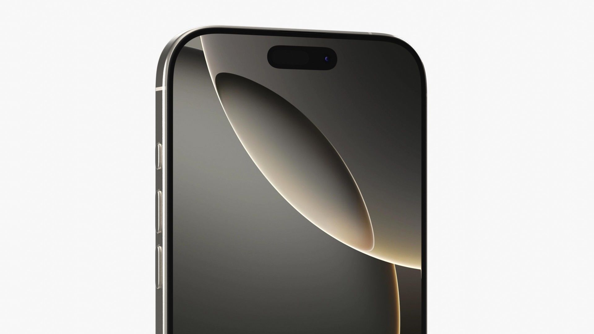 Apple iPhone 16 Pro Max Natural Titanium 3D model_6
